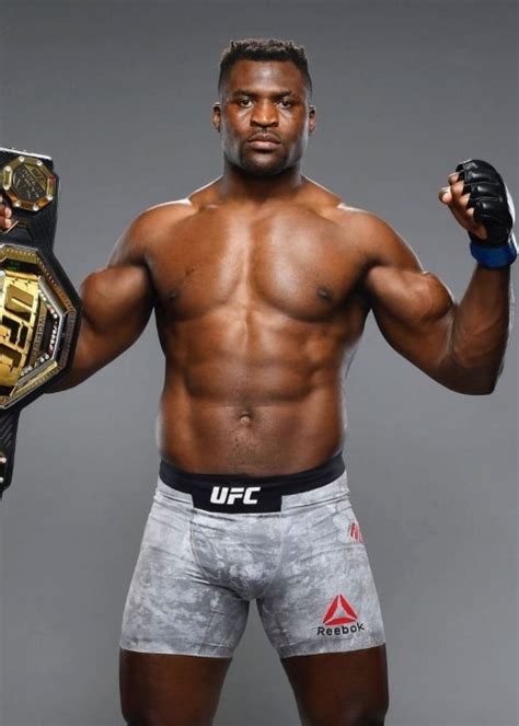 francis ngannou height and weight.